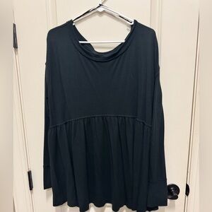 Free People oversized babydoll top